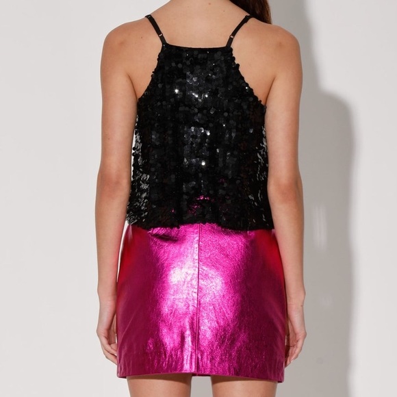 WALTER BAKER Haley Sequin Cami Top NWT - Picture 4 of 4